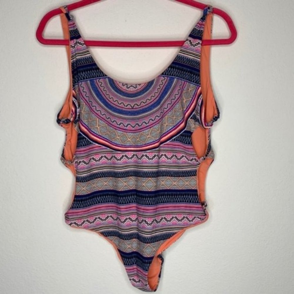 Red Carter Cali Knotted Side Maillot 1-Piece NWOT - Picture 4 of 10